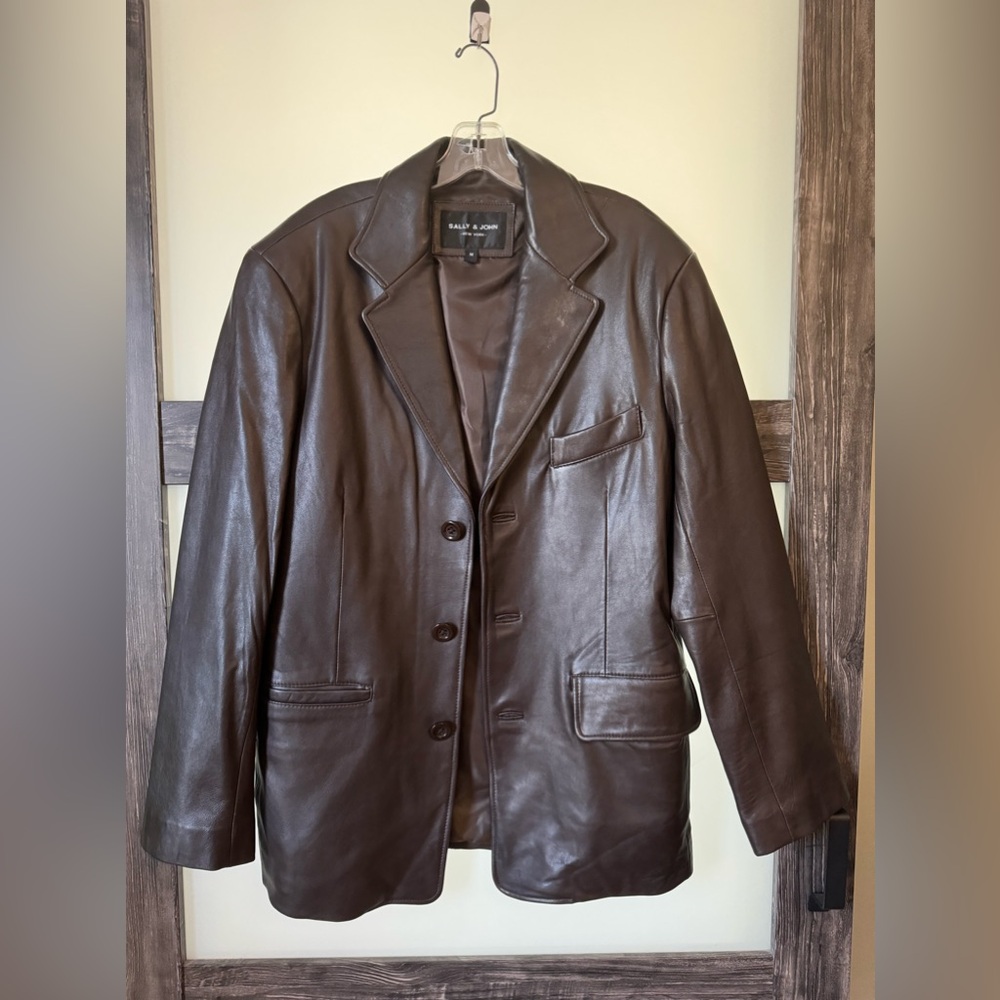 Men’s Sally and John leather jacket